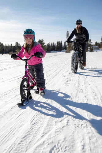 Vista 8 de Strider Juego de 14 esquís de nieve, convierte la bicicleta de equilibrio en trineo, para edades de 3 a 6 años