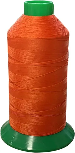 Vista 4 de Serabond Hilo de poliéster 92 resistente a los rayos UV, carrete de 8 onzas, se puede utilizar en máquinas de coser caseras (marrón bahía)