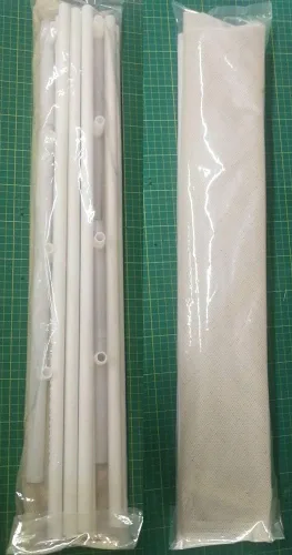 Vista 3 de HORTIPOTS Rejilla de secado de hierbas de 8 capas de red de secado cuadrado de 28 x 28 pulgadas para secar ropa de lavandería o curar plantas como