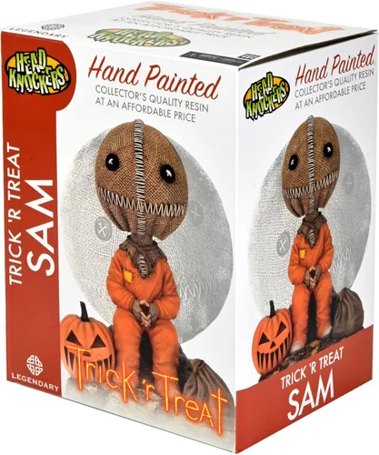 Vista 3 de NECA - Trick 'r Treat Sam - Aldaba de cabeza
