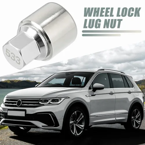 Vista 2 de X AUTOHAUX 533 Llave de bloqueo de rueda de vehículo Tuerca antirrobo Tuerca de extracción de tornillo llave de bloqueo de rueda para Volkswagen