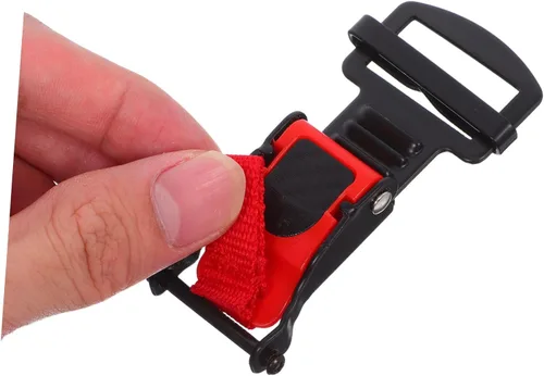 Vista 4 de ULTECHNOVO Hebilla de liberación rápida, clip adaptador de correa de barbilla duradera para medios cascos de cara completa, mecanismo de bloqueo