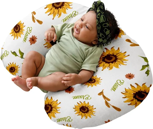 Vista 23 de Dyoart Funda de almohada de lactancia para bebé, fundas de lactancia con nombre personalizado, suave, funda de almohada de lactancia materna