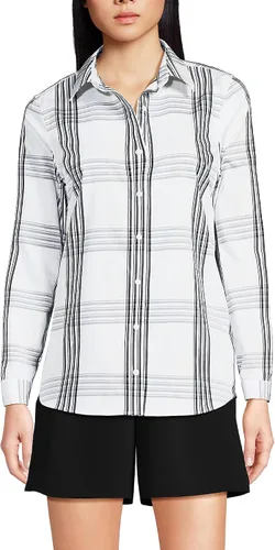 Vista 39 de Lands' End - Camisa de manga larga de cordón Pinwale para mujer
