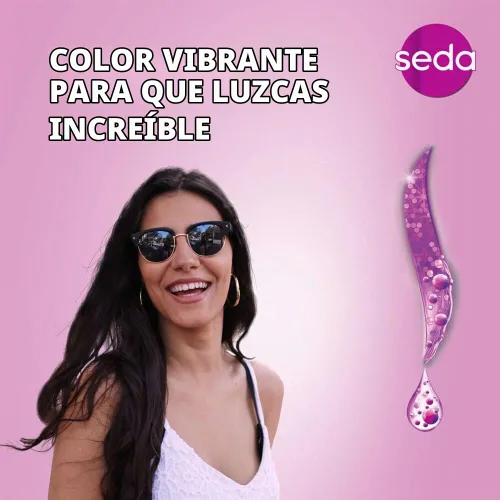 Vista 5 de Seda - Linha Pretos Luminosos - Champú 325 Ml - (Seda - Colección Black Shine - Champú 11 Fl Oz)