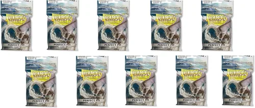 Vista 2 de Dragon Shield - Paquete de 10 fundas interiores transparentes de ajuste perfecto, tamaño estándar, 100