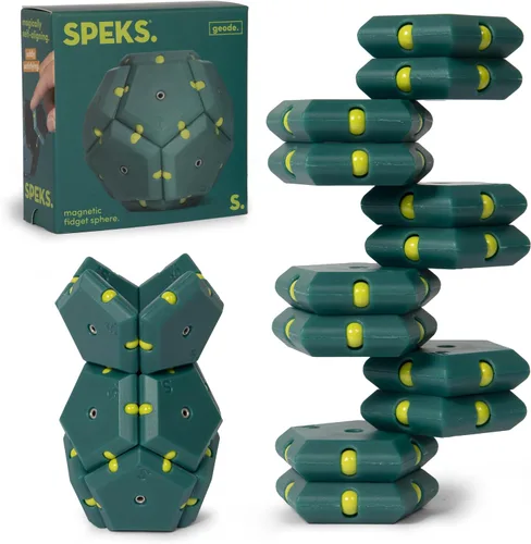 Vista 15 de Speks Geode - Juguete magnético antiestrés, juguete de escritorio sensorial para adultos y adolescentes de 14 años en adelante, regalo
