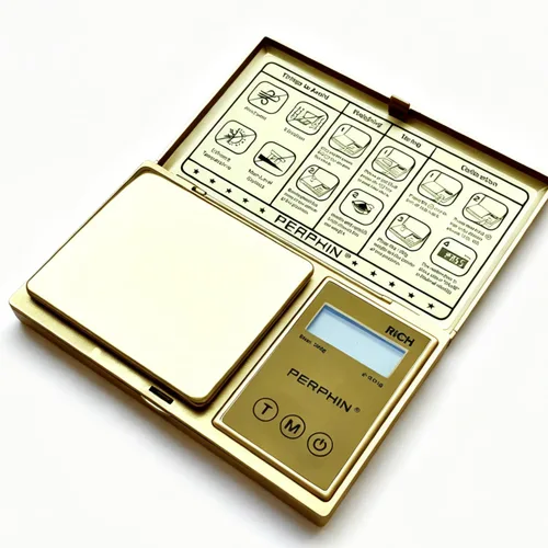 Vista 7 de Báscula de gramos con funda con cremallera, 17.64 oz x 0.0004 oz Verde