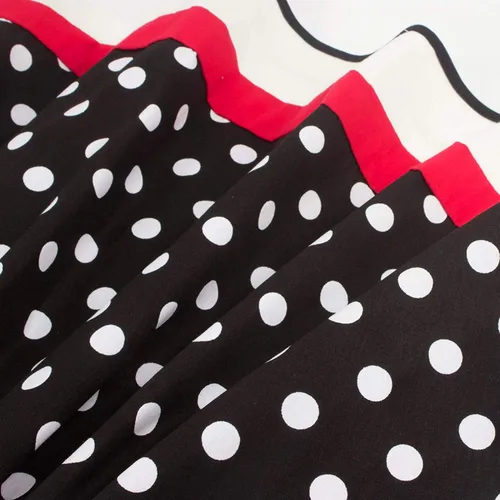 Vista 6 de Nihsatin Audrey Hepburn - Vestido de mujer estilo clásico rockabilly y swing