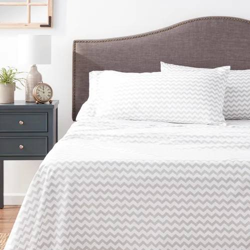 Vista 18 de Juego de sábanas extrasuaves de tamaño individual, ropa de cama transpirable y lujosa con correas elásticas integradas para las esquinas, colección