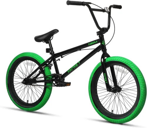 Vista 13 de cubsala Freestyle BMX Bike, 20 Inch Yaphet Bicycle for Teen Beginner and Adult Riders, Bike with Hi-Ten Steel Frame, Multiple