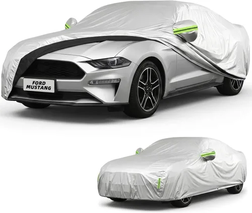 Vista 11 de Funda de Coche a Medida para Tesla Model 3, Protección para Todo Tipo de Clima, Antiarañazos, Impermeable Bloquea Lluvia/Sol/Nieve/Polvo