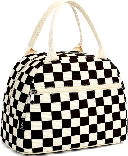 Vista 43 de Bolsa de almuerzo aislada FlowFly - Bolsa de asas organizadora para mujeres/hombres, Alpaca