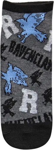 Vista 6 de Harry Potter Paquete de 5 calcetines de tobillo Foil Deathly Hallows Mischief Managed, Ravenclaw