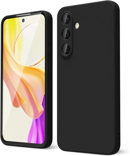 Vista 204 de oakxco Funda para teléfono Samsung Galaxy S8 de silicona líquida, delgada y fina de gel de goma suave TPU cubierta protectora simple llana