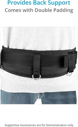 Vista 5 de PROAIM Cinturón de herramientas para asistentes de cámara, puños y técnicos. Para cinta Gaffer, multiherramienta y otros accesorios. Cinturón