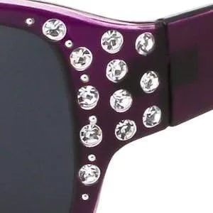 Vista 7 de Gafas de sol polarizadas para mujer - Gafas de sol de moda premium - Serie HZ Diamante Gafas de sol de diseñador para mujer