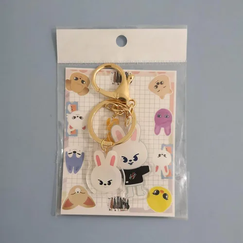 Vista 2 de KPOP Stray Kids SKZOO Llavero Cordón para niños callejeros