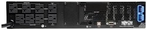 Vista 4 de Tripp Lite UPS Smart 2U 2200VA 1920W Montaje en rack 2U, onda sinusoidal pura, regulación automática de voltaje, 120V, USB, Opciones de tarjeta