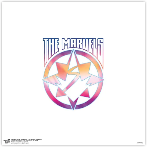 Vista 9 de Trends International Gallery Pops Marvel The Marvels - Póster de pared con diseño de texto de las Marvels, 12.00 x 12.00 pulgadas, versión de marco