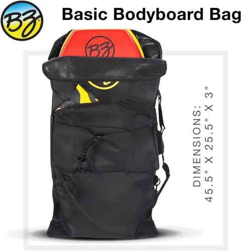 Vista 3 de Wham-O BZ Bodyboards - Bolsa básica para bodyboard - Nylon - Capacidad de 2 tablas (negro)