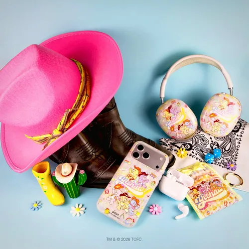 Vista 6 de Sonix x Care Bears - Bolsa acolchada para auriculares Dije de algodón premium para AirPods, funda de almacenamiento para llavero con anillo