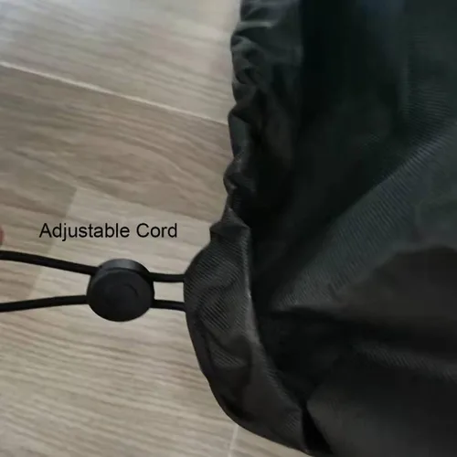 Vista 6 de SUNSURE Funda de sofá curvada para exteriores de 89 x 45 x 33 pulgadas, funda impermeable para muebles de patio, protector de sofá curvo seccional