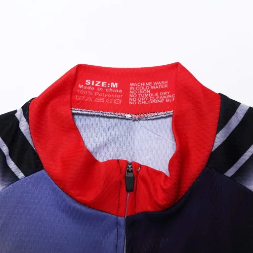 Vista 4 de JPOJPO - Conjunto de camiseta de ciclismo para hombre manga corta ropa para bicicleta MTB ropa Ciclismo Team Downhill pantalones cortos