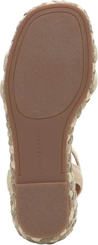 Vista 14 de Lucky Brand Sandalia de cuña trenzada Naylicia para mujer