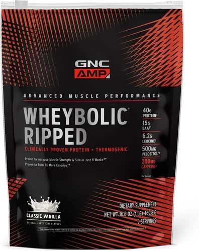 Vista 9 de GNC AMP Wheybolic Ripped - Galletas y crema (9 porciones) Clinically Proven to Increase Muscle Strength and Size, Enhanced with Leucine and BCAAs
