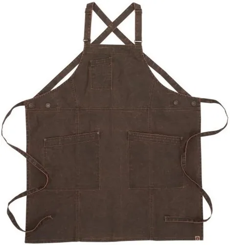 Vista 7 de Chef Works Unisex Denver Cross-Back Bib Apron