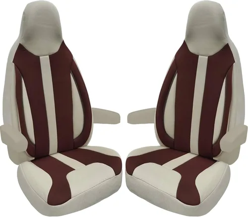 Vista 14 de Bremer SITZBEZÜGE Motorhome Seat Covers Ford Transit Custom Vanestro Atlantic Titanium WPL401 WPL401 - Black/Grey