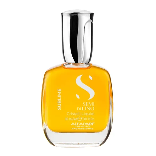 Vista 13 de ALFAPARF MILANO Semi di Lino Cristalli Liquidi Hair Oil with Heat Protection - Superior Smoothing and Finishing Hair Serum - Anti Frizz - Brilliant