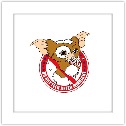 Vista 10 de Trends International Gallery Pops Gremlins - Arte de pared Don't Feed After Midnight, versión enmarcada negra, 12 x 12 pulgadas