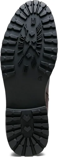 Vista 9 de Jousen Botas para hombres Vestido casual Retro con cordones Botas de motocicleta Marrón