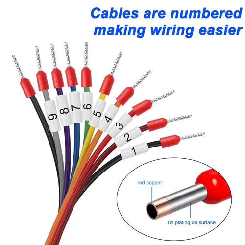 Vista 4 de MEIRIYFA DB9 hembra RS232 a 9 pines cable de extensión serie 26AWG
