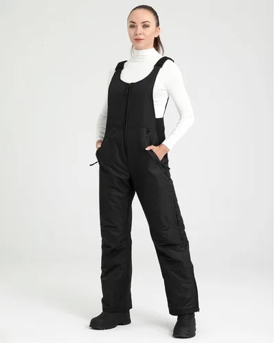 Vista 6 de Sportneer Pantalones de nieve para mujer, pantalones de esquí con aislamiento esencial para mujer, overol para esquí y snowboard