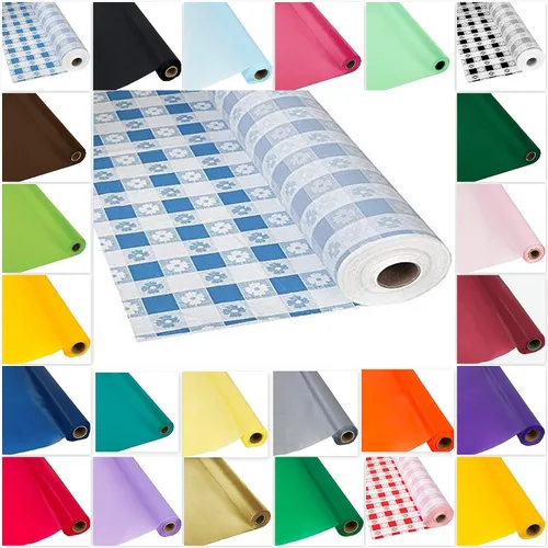 Vista 20 de DIY Craft - Rollo de plástico negro para mesa de banquete, 300 pies de largo (26 colores)