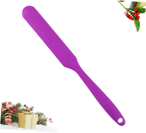 Vista 4 de BESTonZON Buttercream - Raspador de banco, raspador de masa, raspador lateral para tartas, cepillo para teñir el cabello, raspador para tartas, más