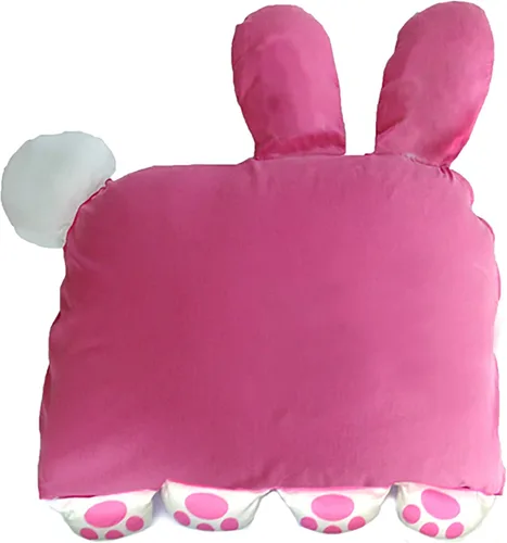 Vista 2 de MILO & GABBY Funda de almohada original para niños, 20 x 27 pulgadas, conejo Lola