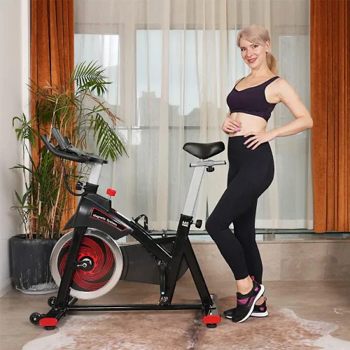 Vista 2 de Zapatos de ciclismo de interior para mujer, compatibles con tacos SPD, cómodos y transpirables