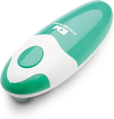 Vista 8 de Kitchen Mama Abrelatas Eléctrico Automático: Abre Tus Latas con Una Simple Pulsación de Botón - Automático, Manos Libres, Borde Liso, Funciona