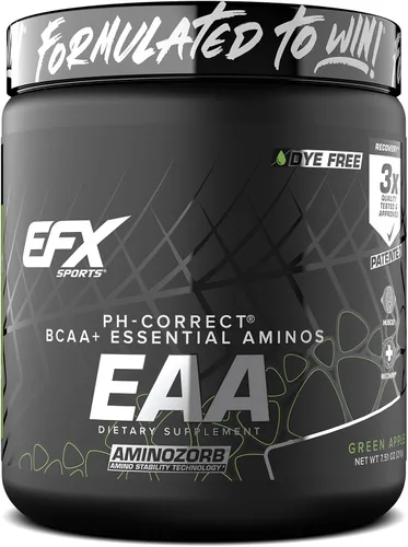 Vista 10 de EFX Sports Training Ground EAA Suplemento de aminoácidos esenciales Energía y síntesis de proteínas Pre, Intra o después del entrenamiento