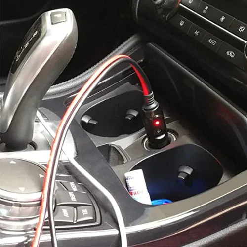 Vista 7 de Enchufe de encendedor de cigarrillos de 12 V con cables, conector macho resistente de 12 voltios, fuente de alimentación de 15 y 20 amperios