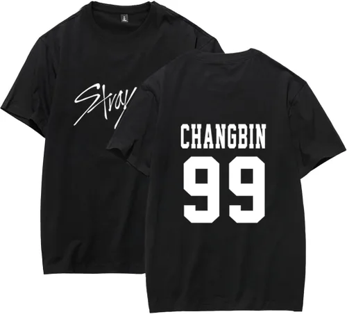 Vista 7 de JUNG KOOK SKZ Apoyo Camiseta Skz Merch Felix Bangchan Hyunjin Changbin Jeongin Jisung Leeknow Seungmin Camiseta Playera Tops