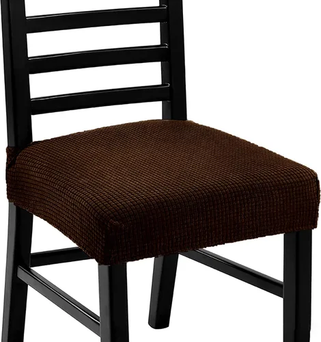 Vista 8 de Fundas para sillas de comedor, fundas lavables para sillas de comedor, fundas elásticas para sillas de comedor, fundas de asiento elásticas