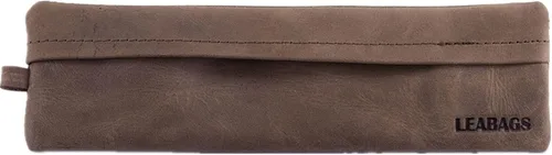 Vista 12 de LEABAGS Estuche de cuero para lápices, Negro, Grande, Vintage