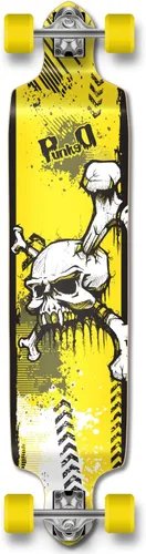 Vista 11 de Yocaher Patineta Longboard completa desplegable de velocidad profesional