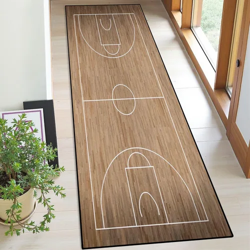 Vista 21 de Alfombra de corredor lavable de 2 x 6 pulgadas, diseño de arcade, diseño de barco espacial a la puesta de sol, retro, de los años 80, de ciencia