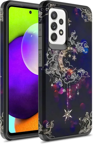 Vista 7 de Funda compatible con Samsung Galaxy A52, delgada, híbrida, a prueba de golpes, cubierta dura, a la moda, colorida, funda para Samsung Galaxy A52 4G